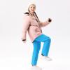 Traje de esquí para niños de invierno para exteriores, traje grueso impermeable, chaqueta de invierno cálida para niños y niñas