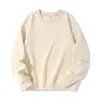 Sudadera Texturizada Versátil Cuello Redondo Snowflake Gray 400g para Hombre, Sin Capucha, Manga Larga de Pareja, Corte Holgado, Algodón Chino, Casual