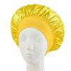 Venta Caliente Transfronteriza Color Sólido Ala Ancha Alta Elasticidad Gorro de Noche para Adultos Moda para Hombre y Mujer Cuidado del Cabello Belleza Gorro de Ducha Color Gorro de Quimioterapia