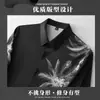 [Personalizada] Camisa de Manga Larga para Hombre de Marca de Moda Tendencia Lujo Ligero Alta Gama Sin Planchar Resistente a las Arrugas Digital para Ventas Transfronterizas