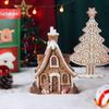 Adornos de resina para la entrada del hogar, decoración navideña nórdica creativa con forma de galleta, ideal para fiestas en el parque.