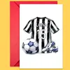 Novo Conjunto de Cartão de Cumprimentos e Envelope com Tema de Futebol Evento Exclusivo para Fãs Amazon Temu Cartão de Celebração