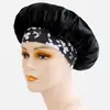 Sombrero Redondo de Estilo Étnico Estampado, de Ala Ancha, Satinado, Tejido Elástico, Personalizado, Transfronterizo de Amazon para Mujer
