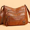 Bolso tote de alta gama, estilo vintage, para mujer, diseño nuevo, adecuado para mujeres de mediana edad, bolso de hombro de gran capacidad, bolso cruzado, ideal para madres