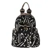 Mochila para Mujer Nueva Estampado de Letras Moda para Viajes de Negocios Tela Oxford Mochila para Mujer Bolso Casual de Viaje