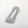 Calcetines finos de malla para mujer para primavera y verano, calcetines invisibles de silicona antideslizantes transpirables para los dedos del pie, calcetines tipo barco, calcetines de cinco dedos al por mayor
