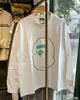 Suministro Transfronterizo y Comercio Exterior Mayorista Marca de Moda Camiseta de Manga Larga Cabeza de Mono Camiseta Base Pesada Tiburón 1