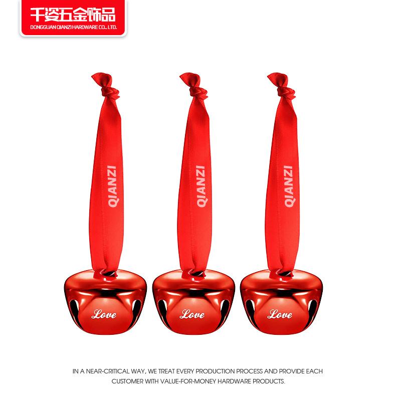 38MM丝带十字铃红色02