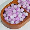 Separador de Cuentas de Vidrio Morado de 8/10 mm de Línea Completa Hecho a Mano Color Uva DIY Accesorios para Pulsera Collar con Cuentas