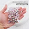 Joyería para uñas diamante copo de nieve de alta calidad diamante con forma de fondo puntiagudo tridimensional Joker lujo ligero flash cristal accesorios para uñas al por mayor