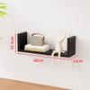 Prateleira de Parede Estante em Forma de U Parede de Fundo da Sala de Estar Prateleira de Divisória de Um Caractere Parede do Quarto Prateleira de Decoração de Parede