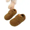 Zapatos de Algodón para Bebé Otoño e Invierno 2025 Niños y Niñas Zapatos de Casa para Interior Niño Pequeño Felpa Zapatos de Felpa Dos Algodón Cálidos