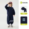 [Resistente à Abrasão e Respirável] Conjunto Dudu para Meninos de Moletons e Calças Esportivas de Outono para Crianças, Roupas de Menina, Roupas de Bebê