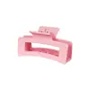 Nuevo Producto Transfronterizo de Amazon Pinza de Tiburón Cuadrada de 6.5 cm Pinza de Garra Simple Mate Accesorio Clásico de Alta Gama para el Cabello Venta al por Mayor