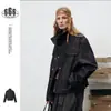 SELECCIÓN DEL PERSONAL Estilo Asiático Ligero Punk Vintage Color Original Chaqueta de Mezclilla Abrigo de Trabajo para Hombres y Mujeres W362