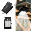Nova Luz Solar de Jardim, Iluminação de Jardim, Sensor de Movimento Corporal, Luz Multifuncional Externa com Clipe, Luz para Gramado