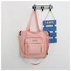 Bolsa Tote de Grande Capacidade para o Dia a Dia Bolsa de Lona Estilo Japonês Ins para Estudantes Bolsa Transversal Fresca Nicho para Meninas de Faculdade