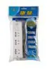 Régua de Energia Kangjian Régua de Energia Integrada Face Branca Kj-577 Potência 4000W