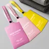 Etiquetas de Roupas em Papel Sintético Fivela Anti-Violação Personalizadas Descartáveis Etiquetas Antifurto Sacolas, Sapatos e Chapéus Etiqueta com Fivela Anti-Violação Personalizada