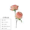 Flor de verão Novo dois garfos rosa da montanha de neve cabeça de flor fábrica atacado planta de simulação flor de simulação decoração de sala de estar flor falsa