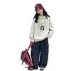 Ropa Infantil Transfronteriza al por Mayor Sudadera para Niñas 2026 Otoño Nuevo Estilo Infantil Holgada Estilo Coreano Top Niños Medianos y Grandes con Capucha Moderna