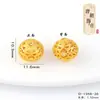 Ouro Antigo de Areia Duradouro Joias DIY Esmalte Coração Furo Torcido Rosa Diamante Pingente de Ábaco Presente para Namorada