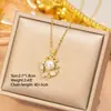 Artículo Popular Transfronterizo: Collar de Moda Personalizado de Cobre con Circonita Exquisita para Mujer, Cadena para Clavícula Versátil de Nicho Lujo Ligero No Descolorante