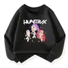 Sudadera de Dibujos Animados Cazadores de Demonios K-Pop, Suéter de Cuello Redondo,