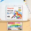Domina el Set de Marcadores Acrílicos Líquidos Directos 5105 con Puntas Suaves Individuales, Gran Capacidad, Colores No Transparentes y Colores Apilables
