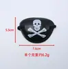 Máscara de olho de pirata para Halloween transfronteiriça, exclusiva para mercados estrangeiros, com design de caveira e teia de aranha, e um design de Jack Sparrow de um olho só