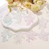 Flor de Tecido Costurada à Mão com Flores de Miçangas e Longos Pingentes Doces para Brincos DIY, Brincos de Tarraxa, Acessórios de Cabelo Primavera e Verão, Broches, Acessórios de Roupa