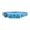 Linterna frontal multifuncional USB para exteriores, para correr de noche, recargable, LED brillante, impermeable, montada en la cabeza para emergencia, linterna frontal para pesca nocturna