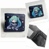 Cartera de Miku Hatsune Periférica Miku Hatsune Miku Anime Portatarjetas de Estudiante Bidimensional Billetera para Monedas Cartera para Hombres y Mujeres Cartera