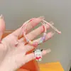 Pulseira Kuromi Infantil Sanrio Meninas Doce Fofa Desenho Animado Feita à Mão Corda de Mão Pequeno Presente Acessórios Delicados