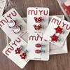 Nuevos Pasadores para el Cabello Lindos Estilo Coreano para Niños, Hechos a Mano de Tela, Dibujos Animados de Estrellas, Moños, Pinzas Laterales para Niñas, Accesorios para el Cabello