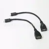 Cabo de dados OTG micro USB V8 dupla face OTG micro adaptador OTG dupla face todo em cobre