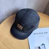 Gorra de Sol Versátil para Herramientas para Mujer de Primavera y Verano con Visera Corta Negra de Cinco Paneles Gorra de Béisbol de Sombra para Exteriores de Nicho para Hombre