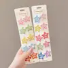 Pinzas para el Cabello de Estrella Lindos Clips Pequeños de Colores Accesorios para el Cabello Pinzas Laterales para Mujer Estilo Coreano Pasadores de Estrella de Cinco Puntas Pinzas para el Flequillo Venta al por Mayor