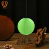Faroles de Exterior de Color Sólido en Stock, Impermeables y a Prueba de Lluvia, Faroles Redondos de Tela de Seda Coloridos, Faroles Plegables de Tela para Áreas Escénicas