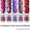 Glitter Glitter Pó Nail Art Gradient Set Laser Sequins Gotas de Esmalte Cola lo Niang Maquiagem