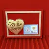 Pastel Corazón de Oro Puro 999, Regalo de San Valentín, Te Amo con Todo Mi Corazón, Princesa, Que Te Enriqueces