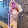Colgante llavero original genuino Crown Pouty Sheep, peluche de ovejita, accesorio para bolso y ropa de mujer, llavero de regalo pequeño