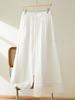 Pantalones Anchos de Algodón Cocoon Color Café para Mujer Primavera y Otoño 2026 Pantalones Cortos Sueltos con Adorno de Encaje y Diseño Hueco Pantalones Casuales