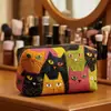 Necessaire matelassada com estampa de árvore de Natal transfronteiriça, bolsa multifuncional, impressão digital, direto do fabricante
