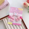 Cuerda para el Cabello con Lazo de Crema de Verano para Niñas Anillos para el Cabello Color Fantasía Alrededor de la Cuerda para el Cabello Par de Corbatas Correa para el Cabello Dulce Adorno para la Cabeza