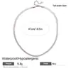 Cadena de Hueso de Serpiente Transfronteriza Europea y Americana Collar de Acero Inoxidable Cadena para Clavícula de Lujo Ligero Gama Alta Moda Versátil Collar Venta al por Mayor
