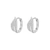 Aretes de Hoja con Diamantes Brillantes Estilo Bosque para Mujer, Diseño Pequeño Fresco Elegante, Aretes de Alta Gama para Commuter, Simples y Lujosos, Regalo para Novia