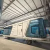 Casa Cápsula Espacial en la Costa Casa Modular Móvil Inteligente Contenedor de Transporte Casa Prefabricada Fabricante
