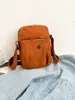Bolso de Hombro Pequeño Impermeable de Tela de Nylon Estilo Japonés Simple 2025 Nuevo Bolso de Hombro Casual Ligero para Hombres y Mujeres Bolso Ligero para Teléfono Móvil