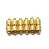 Hebilla magnética cilíndrica de oro de 14K accesorios de joyería hechos a mano para bricolaje collar de oro pulsera hebilla de seguridad anticaída
